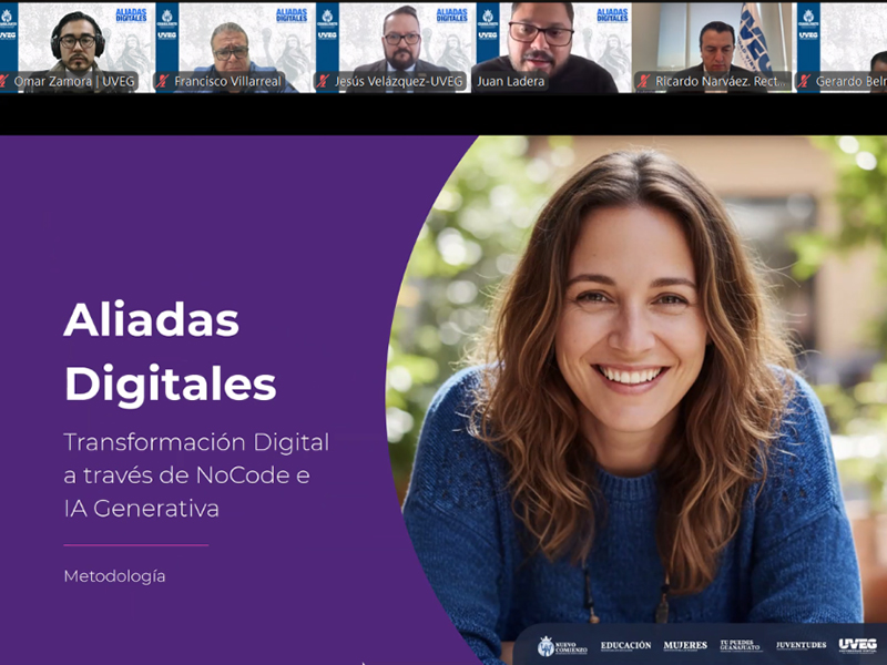 Inician las Jornadas Digitales Virtuales del programa Aliadas Digitales de la UVEG