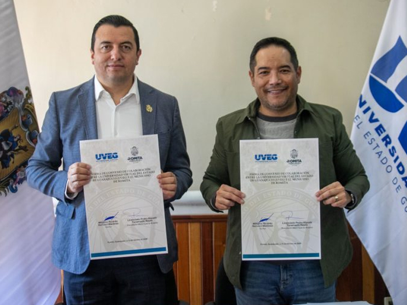 Becas y educación: UVEG y Romita consolidan alianza