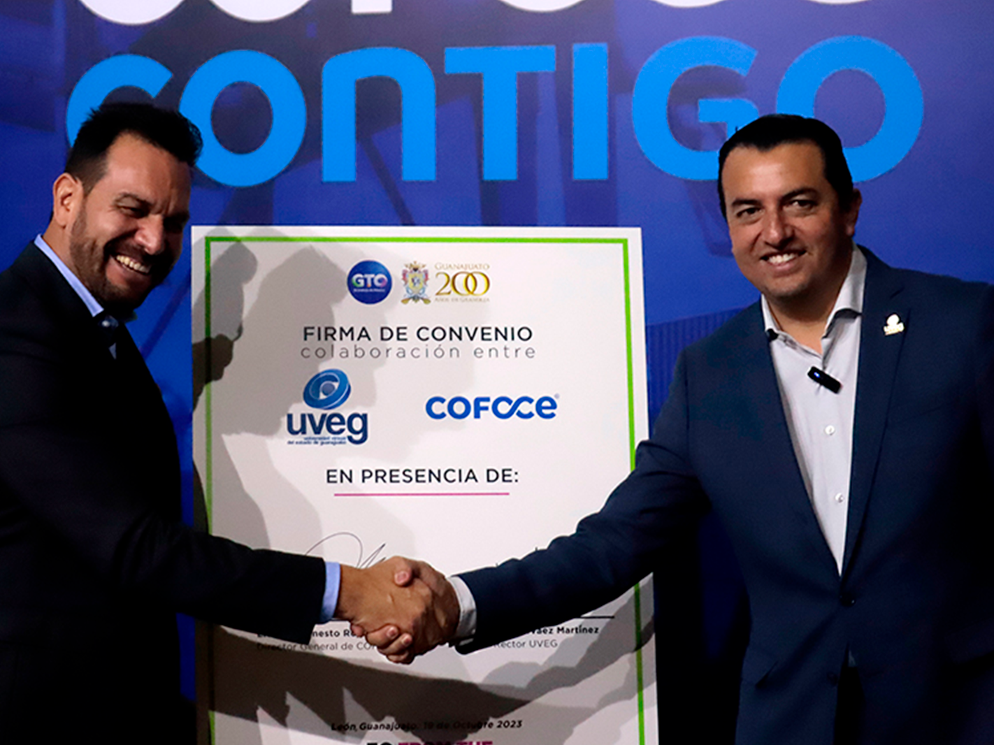 Celebran convenio COFOCE y UVEG para impulsar el desarrollo de Guanajuato